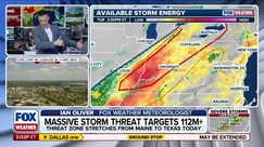 2,000-mile severe storm threat puts more than 100 million at risk Tuesday
