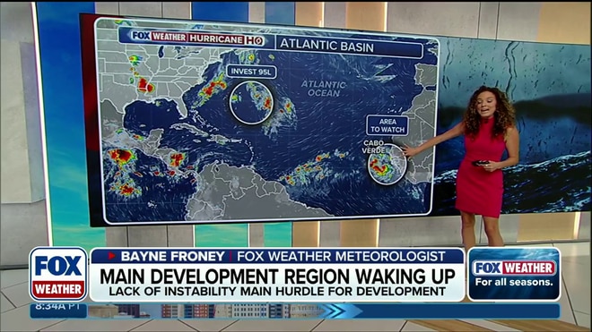 Hurricane Center eyes two disturbances that could become the Atlantic's next tropical system