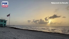 Watch: Incoming Saharan dust creates hazy sunrise on Florida beach