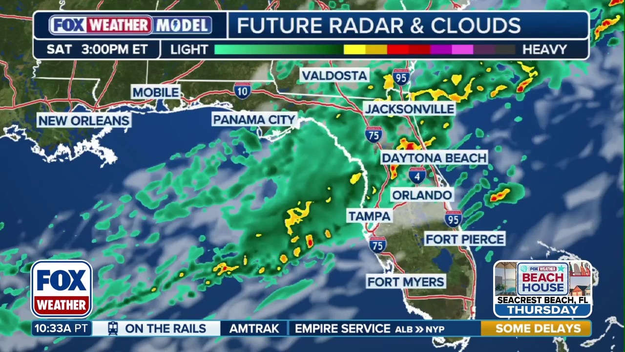 Severe storms targeting Florida with tornado threat, damaging winds