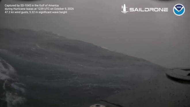 Inside a major hurricane: Saildrone documents Isaias at peak intensity