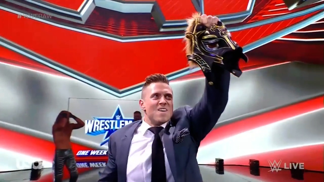 Rey Mysterio is UNMASKED by The Miz on Monday Night Raw I WWE on FOX