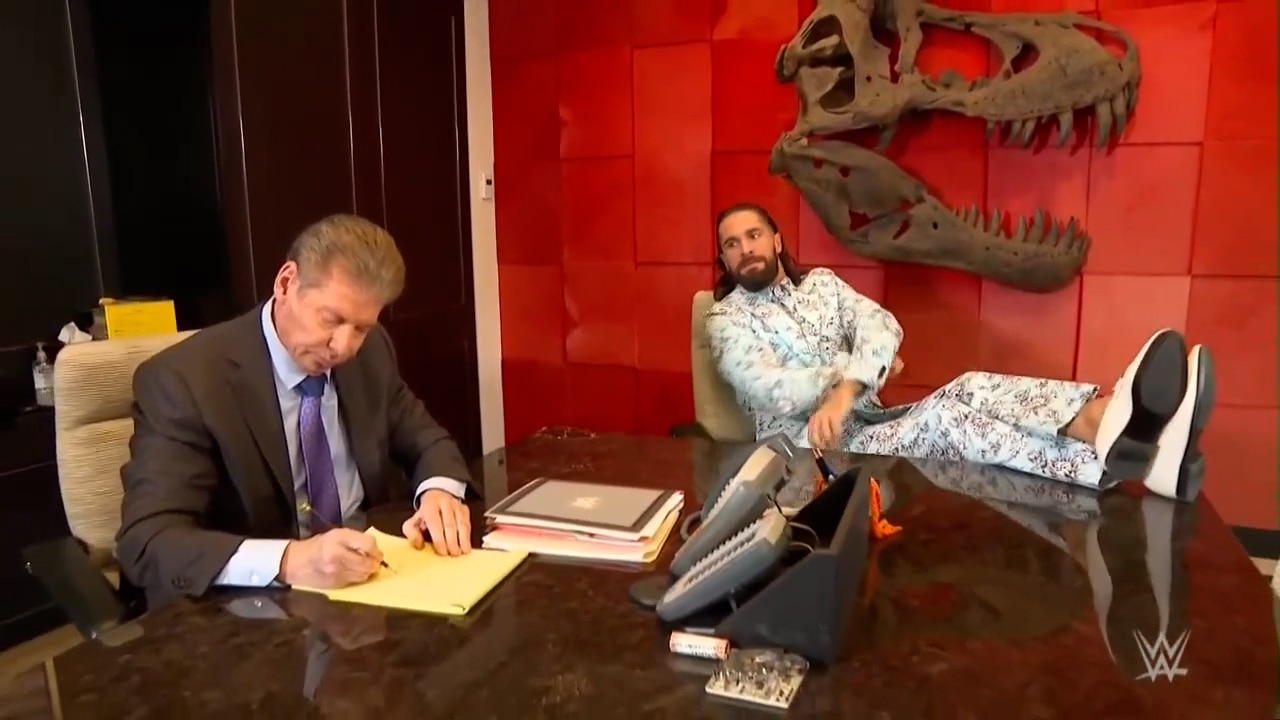 Vince McMahon adds Seth Rollins to WrestleMania 38 I WWE on FOX