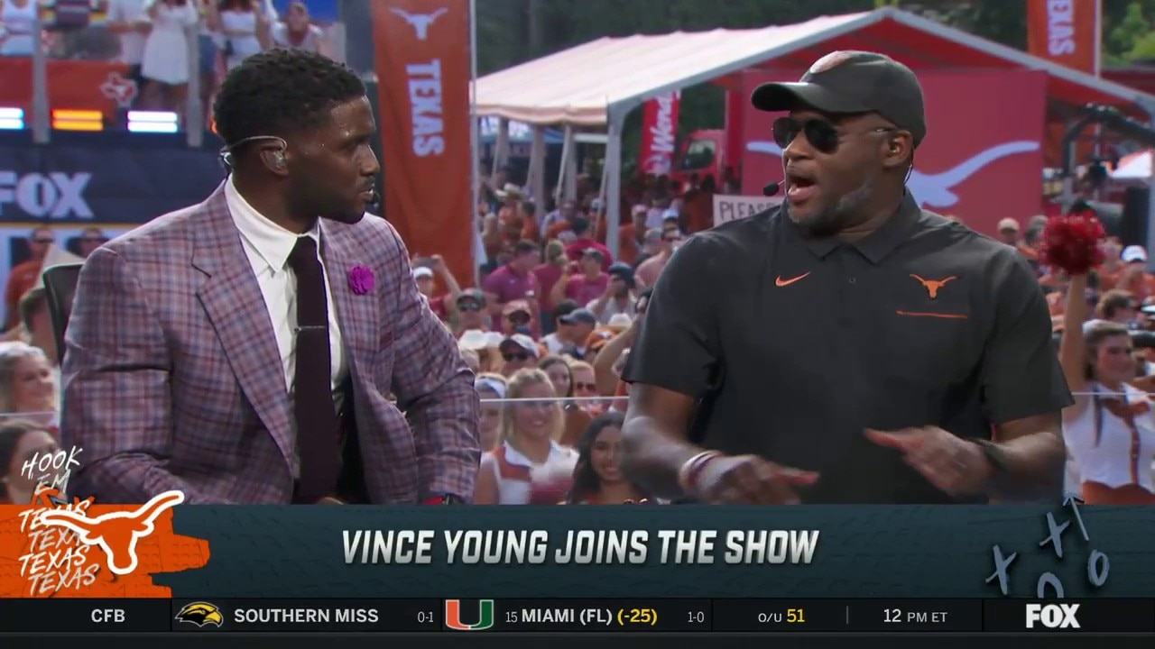 Vince Young joins 'Big Noon Kickoff' to talk Texas' upset chances, Quinn Ewers and Nick Saban