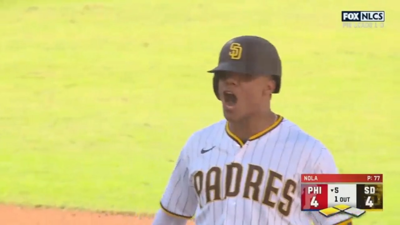 Juan Soto and Brandon Drury propel the Padres to take the lead 7-4 against the Phillies