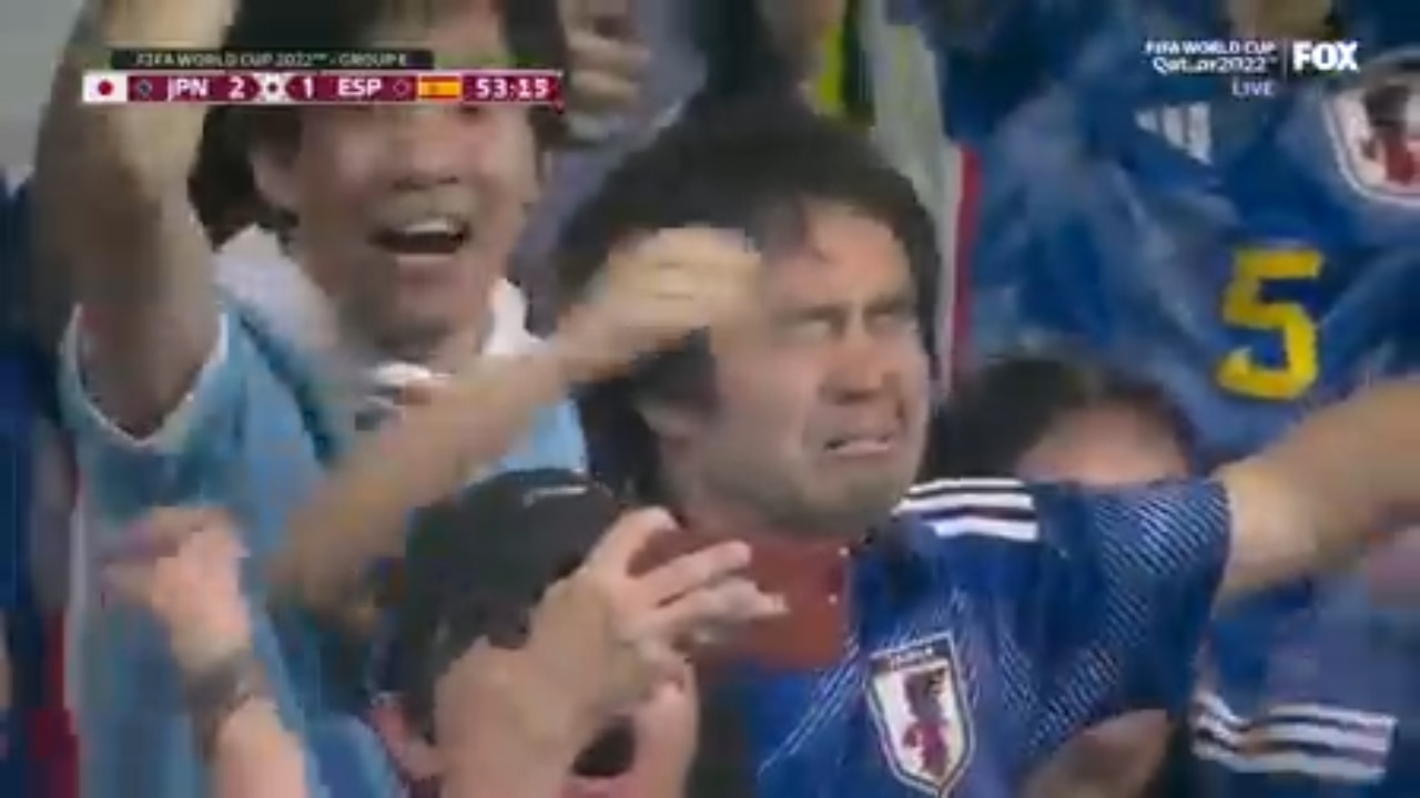 Japan takes a 2-1 lead over Spain after Ritsu Doan and Ao Tanaka