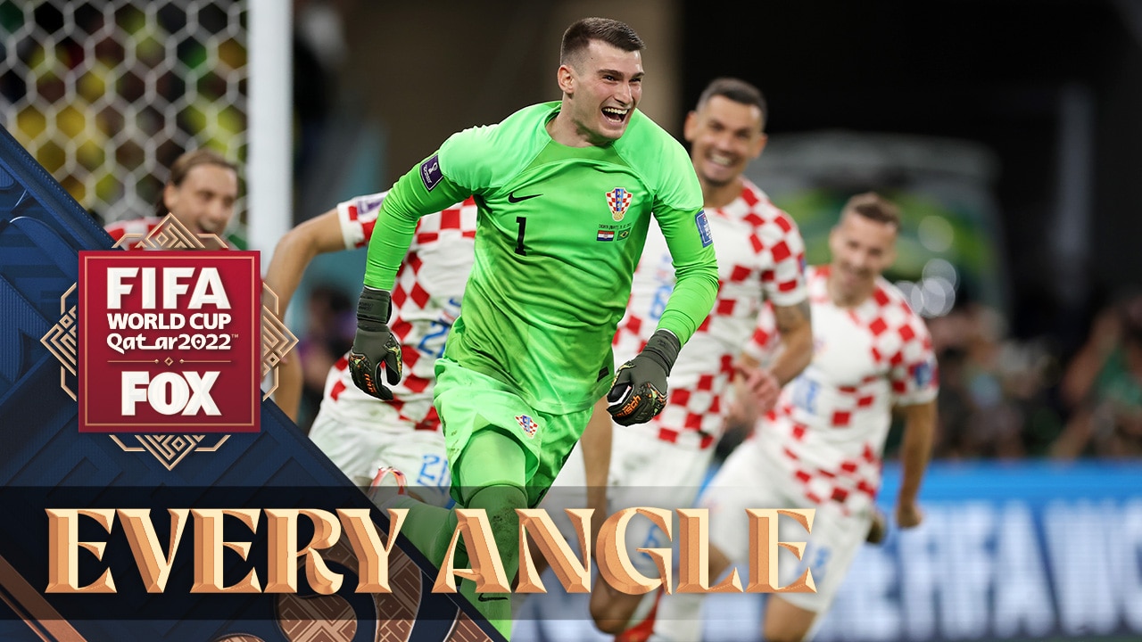Dominik Livakoć and Croatia SHAKE the world with penalty shootout victory against Brazil in the 2022 FIFA World Cup | Every Angle
