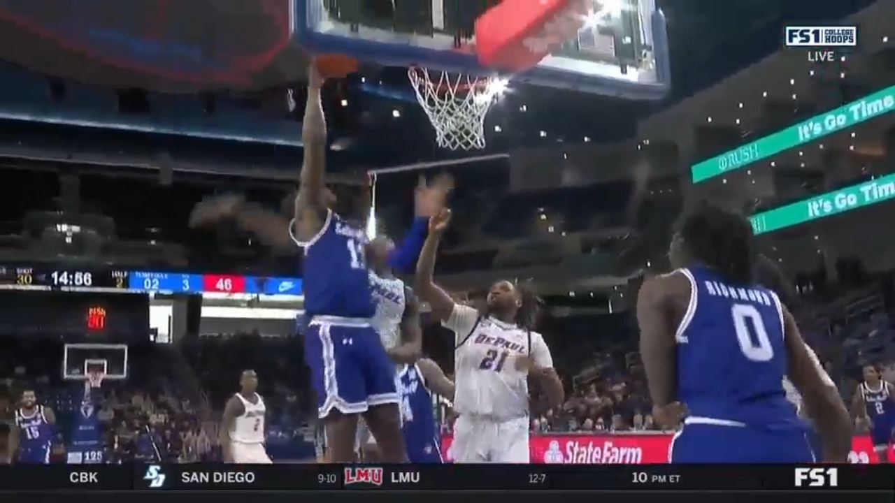KC Ndefo scores 16 points to help Seton Hall get a huge 71-67 win over Depaul