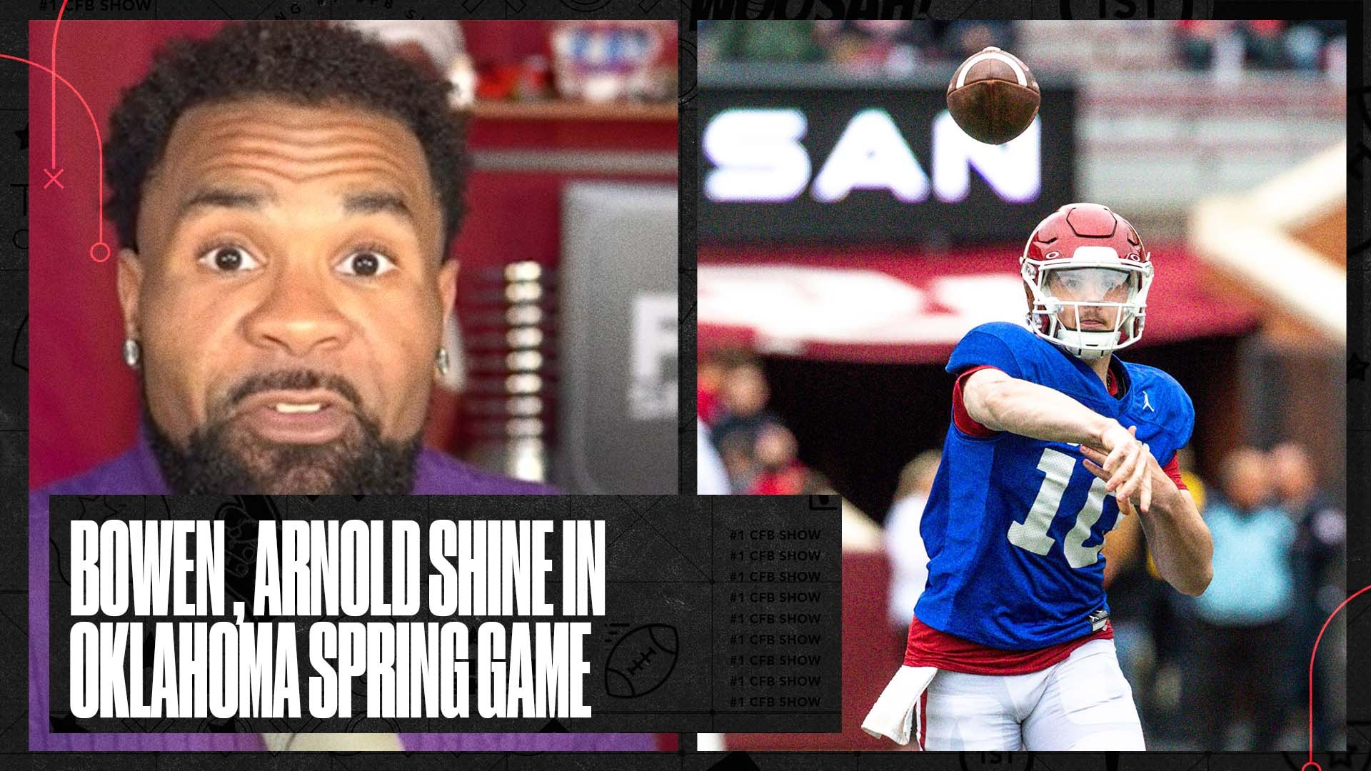 Oklahoma Spring Game Takeaways: Peyton Bowen & Jackson Arnold shine, offensive line struggles | No. 1 CFB Show