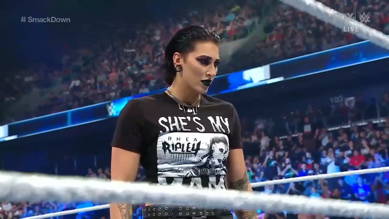 Rhea Ripley steals the show from Zelina Vega during her match with Sonya Deville| WWE on FOX
