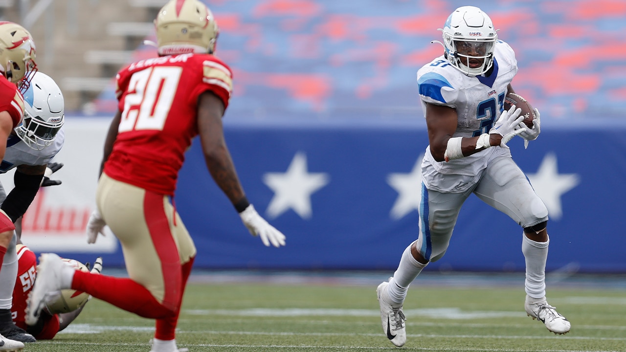 Breakers' Wes Hills SHINES against Stallions, rushes for THREE TDs in 45-31 victory 