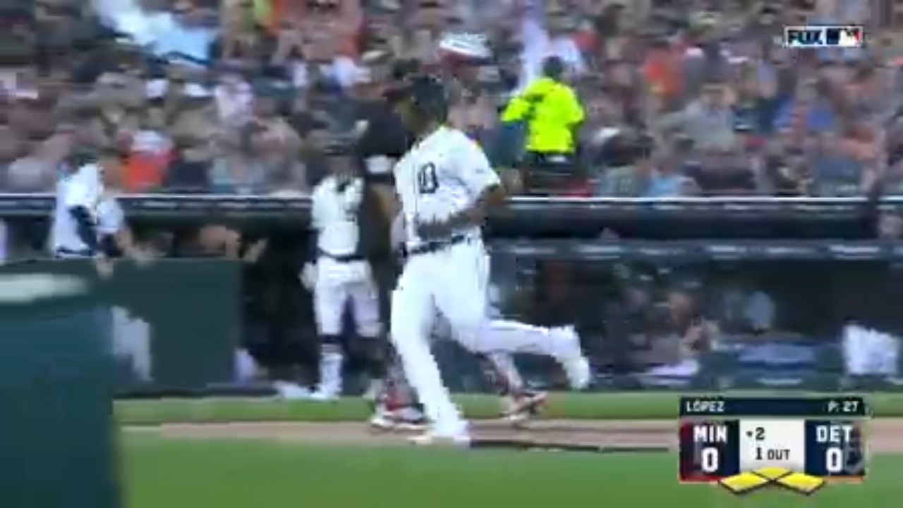 Tigers score three runs in the second inning thanks to Eric Haase and Zach McKinstry