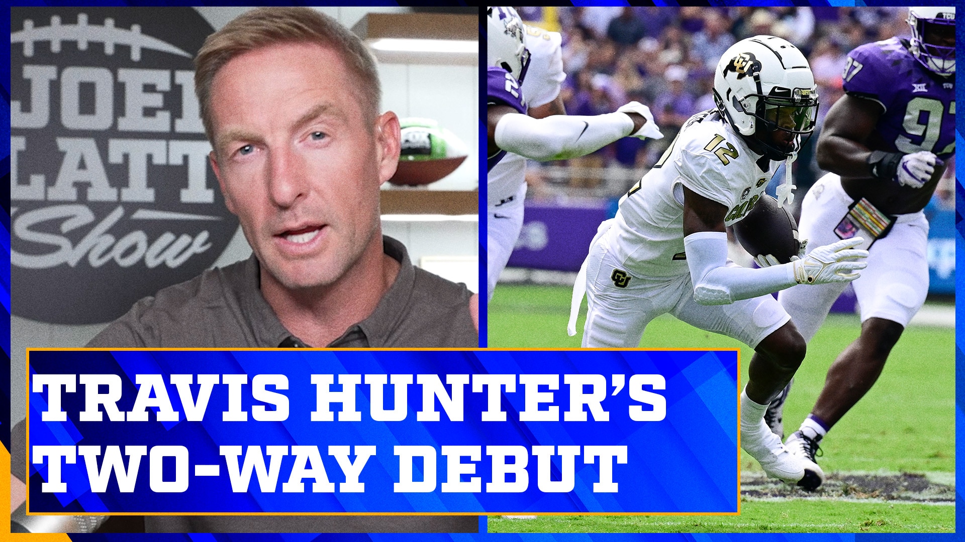 Travis Hunter debuts as a two-way player in Colorado’s upset win over TCU | Joel Klatt Show
