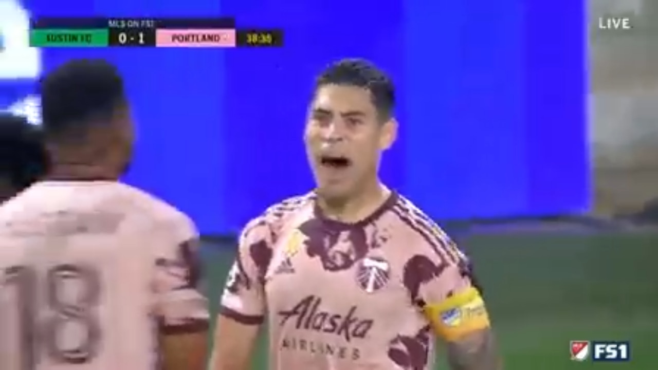 Felipe Mora scores in 39' to give Portland a 1-0 lead vs. Austin FC