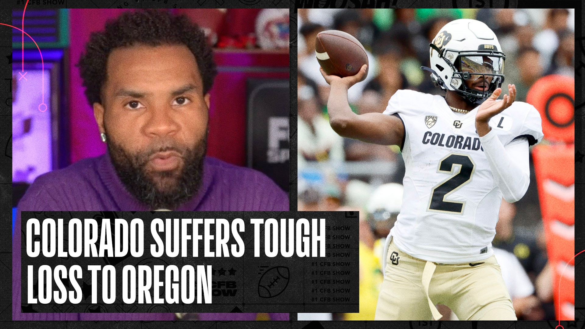 Shedeur Sanders, Colorado suffer tough loss vs. Bo Nix, Oregon – RJ Young reacts | No. 1 CFB Show