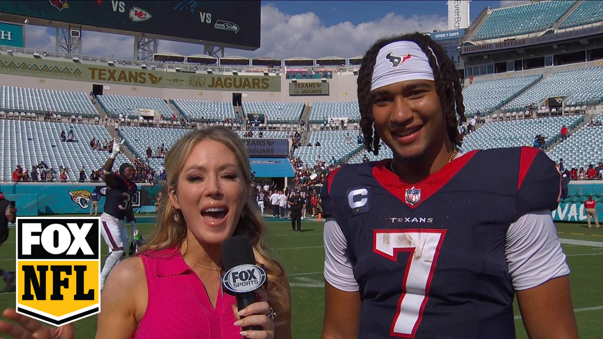 C.J. Stroud breaks down the Texans' win over the Jaguars | Postgame Interview