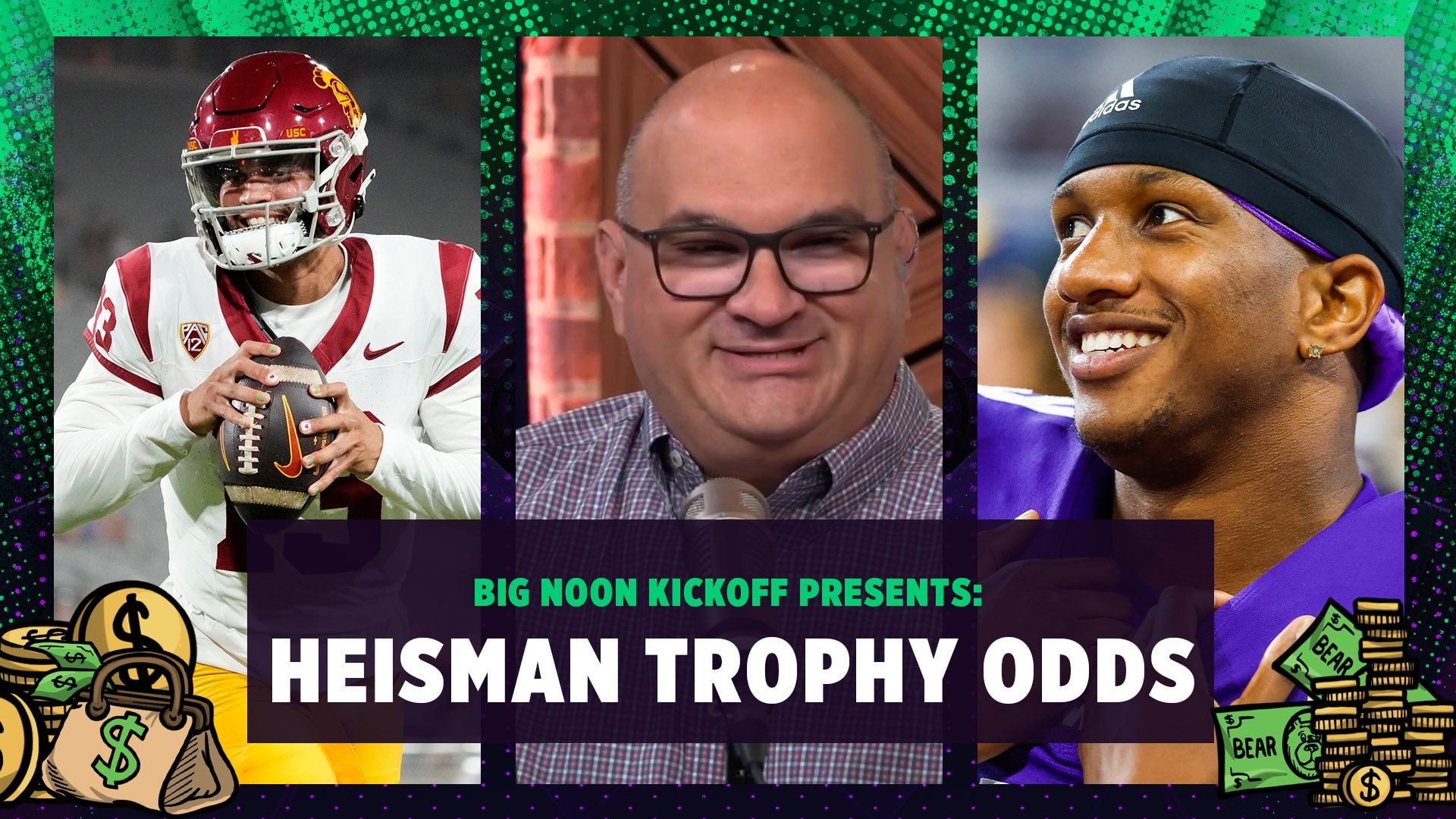 Caleb Williams or Michael Penix Jr? Heisman Trophy betting odds broken down in Gambling Group Chat