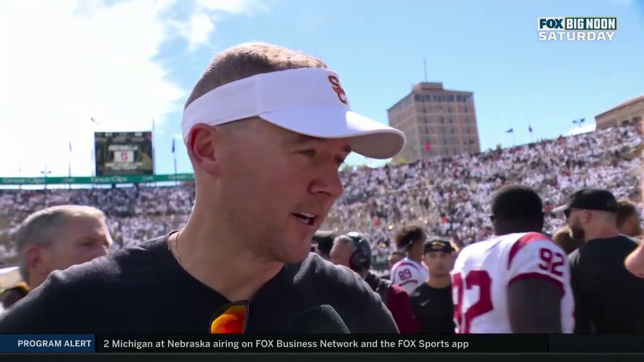 Lincoln Riley speaks on Caleb Williams, USC's win over Colorado in Week 5