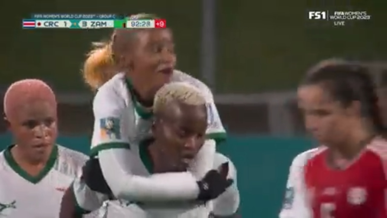 Zambia's Racheal Kundananji scores goal vs. Costa Rica in 90+3' | 2023 FIFA Women's World Cup