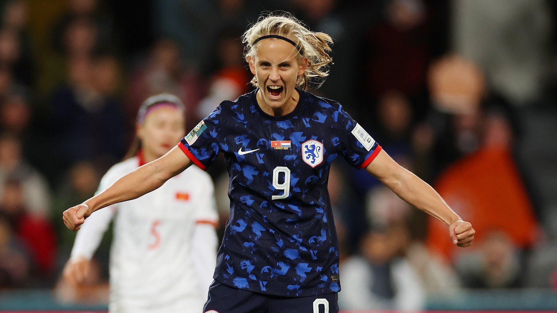 Netherlands' Katja Snoeijs scores goal vs. Vietnam in 11' | 2023 FIFA Women's World Cup