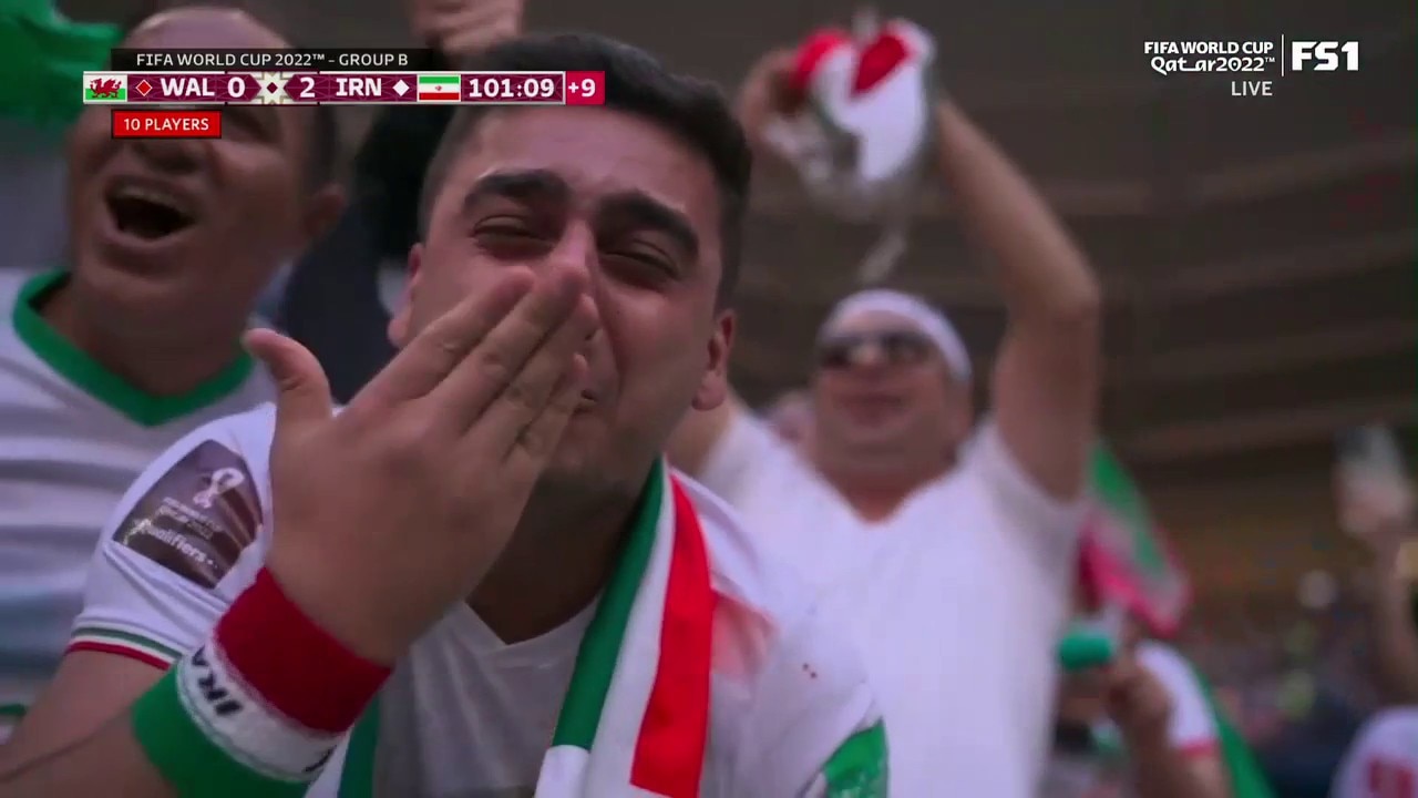Iran's Ramin Rezaeian scores goal vs. Wales in 90+11' | 2022 FIFA World Cup