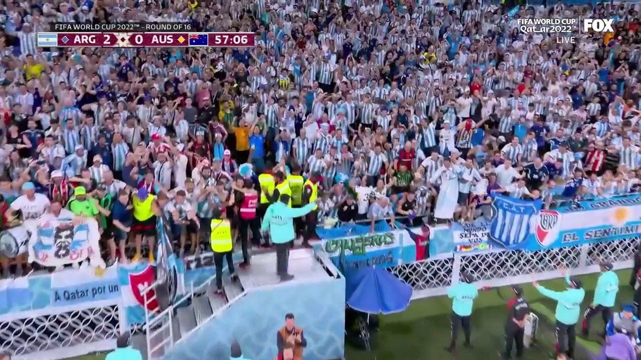 Argentina's Julian Alvarez scores goal vs. Australia in 57' | 2022 FIFA World Cup