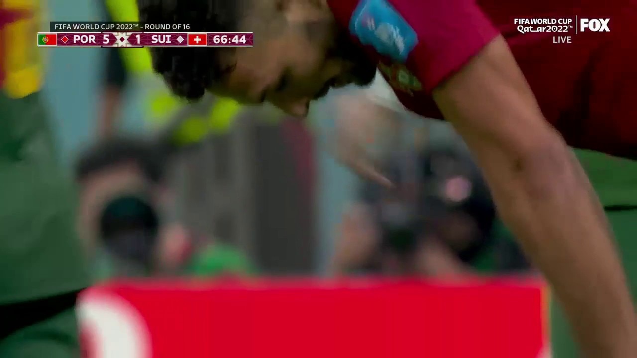 Portugal's Goncalo Ramos scores goal vs. Switzerland in 67' | 2022 FIFA World Cup
